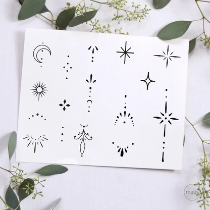 Temporary Tattoos Template